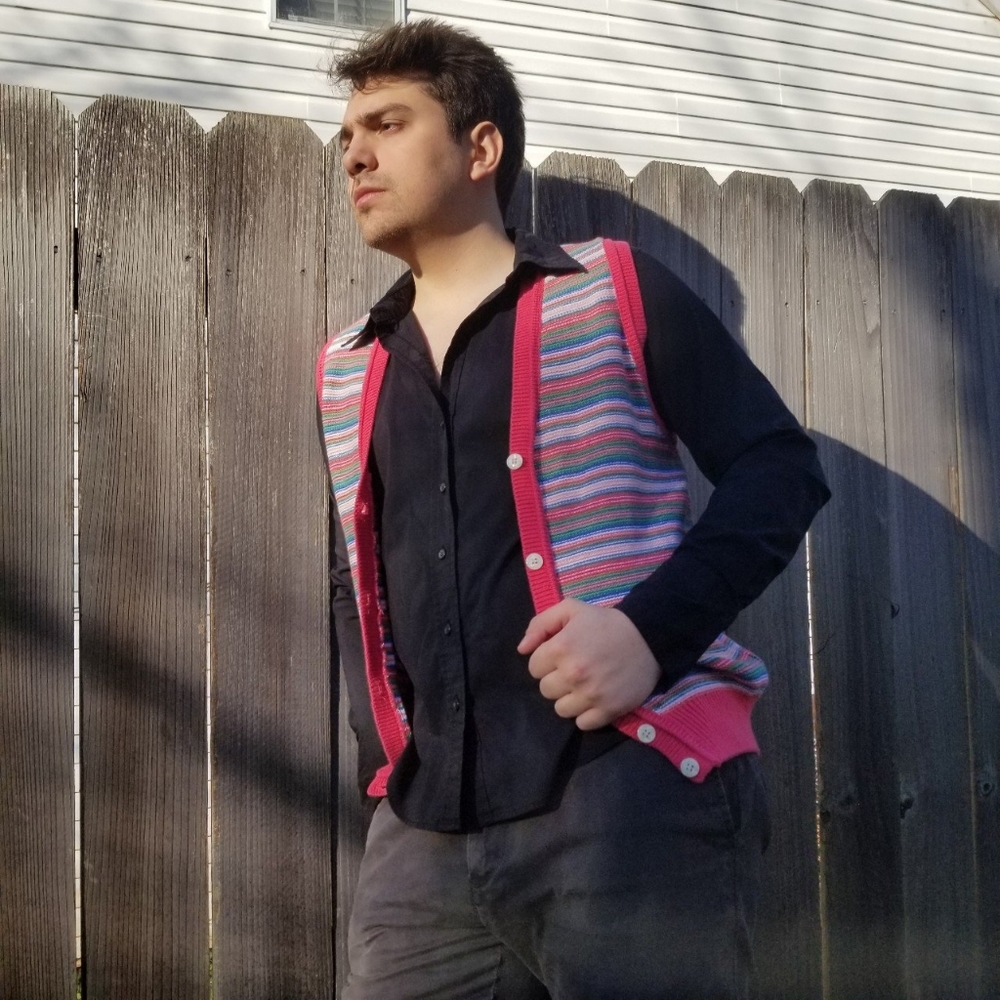 NWT Multi-Colored Sweater Vest by IZOD